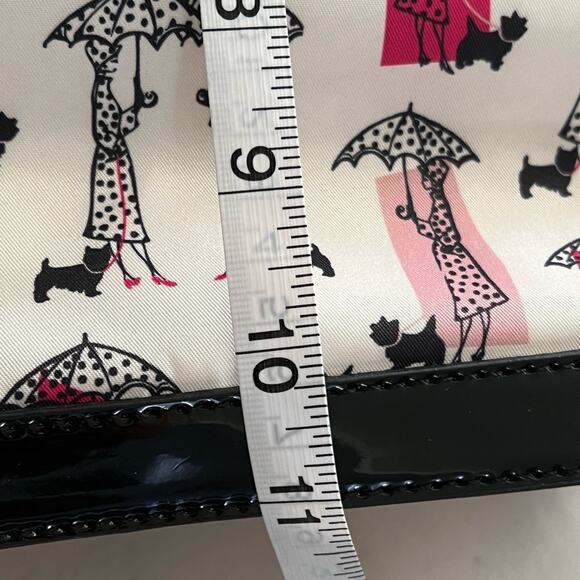 Lulu Guinness London Scotty Dog Tote Purse Handbag With Matching Coin Pouch - Picture 10 of 14